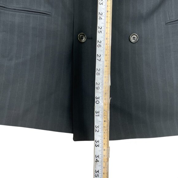 Hugo Boss Celsius Omega Double Breasted Wool Blazer Sport Coat Jacket Men's 46R - Picture 8 of 11